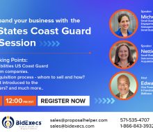 Grow and expand your business with the United States Coast Guard Encore Session